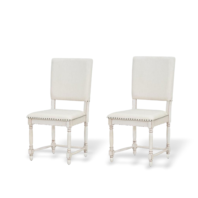 Elegant Dining Chair Vintage 2 Piece Upholstered Dining Chairs