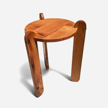 Intersecting-Leg Side Table with Colorful Dipped-Leg Accents