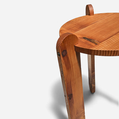 Intersecting-Leg Side Table with Colorful Dipped-Leg Accents