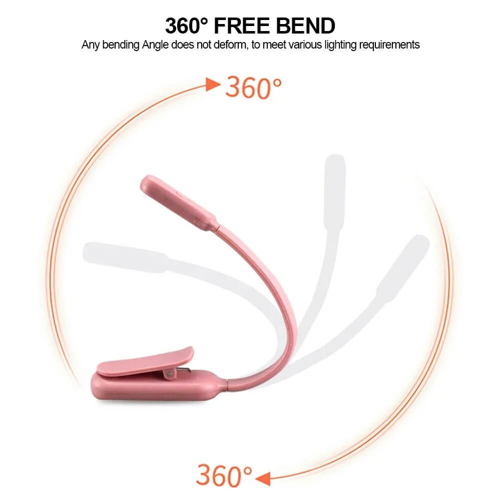 Multi - Mode LED Clip Lamp for Study and Relaxation