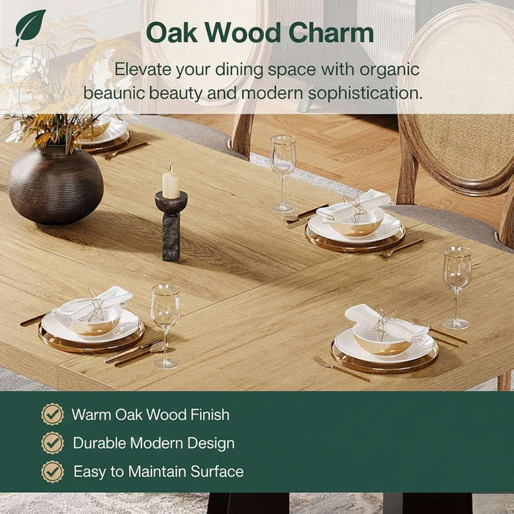 Oak_Black_Rustic_8-seat_Dining_Table_70.9-inch