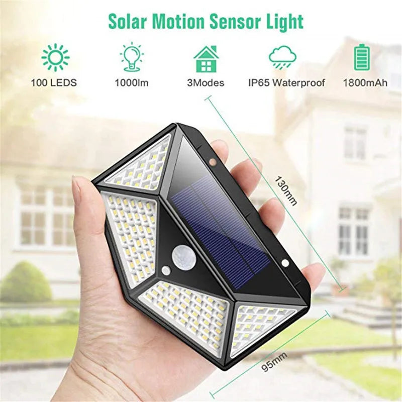 Waterproof Solar Wall Lamps with Motion Sensor