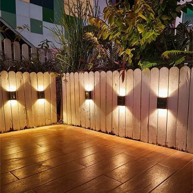 Up and Down Solar Wall Lights for Patio