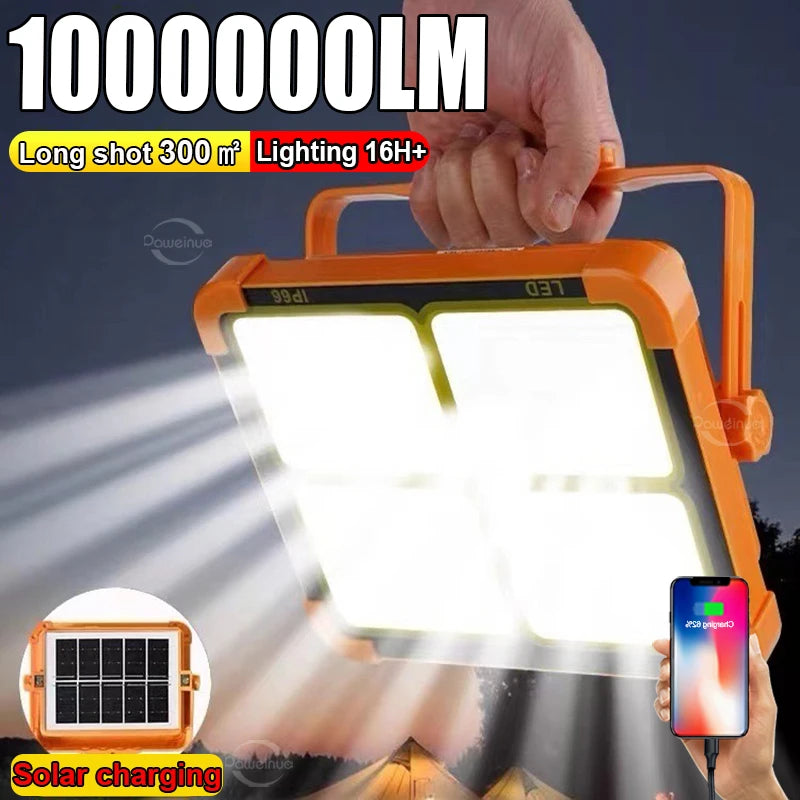 High-Capacity LED Lantern with Multiple Functions