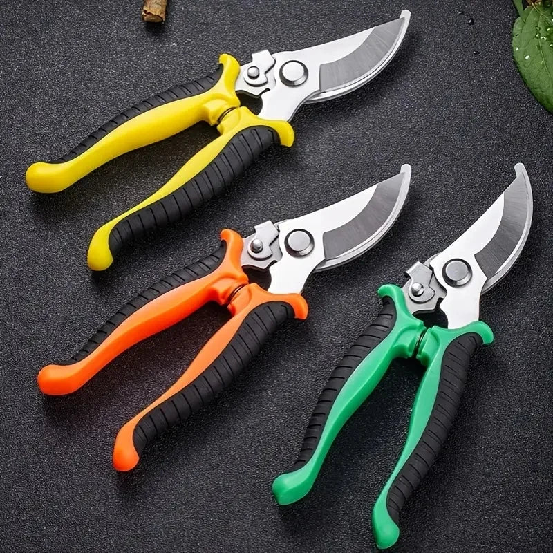 Pruner Garden Scissors Professional Sharp Bypass Pruning Shears Tree Trimmers Secateurs Hand Clippers for Garden Beak Scissors