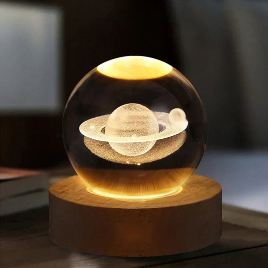 Cosmic Projection Lamp, 3D Crystal Ball Night Light