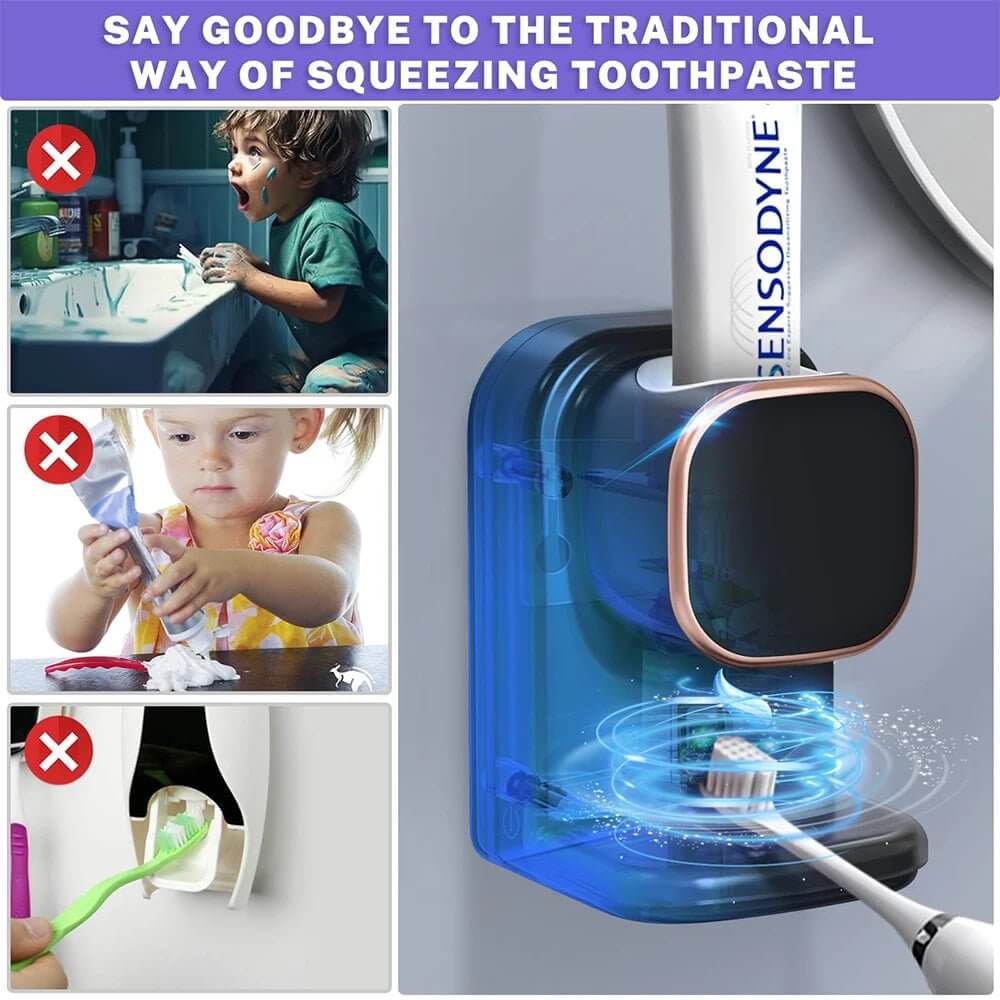 3 - Mode Smart Toothpaste Dispenser with USB Charging