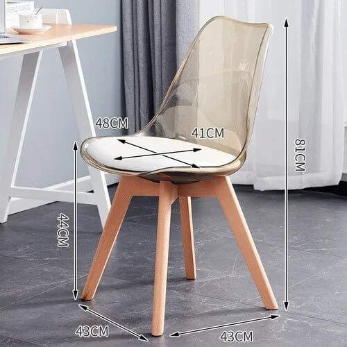 Transparent Acrylic Dining Chairs