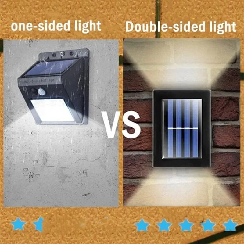 Up and Down Solar Wall Lights for Patio