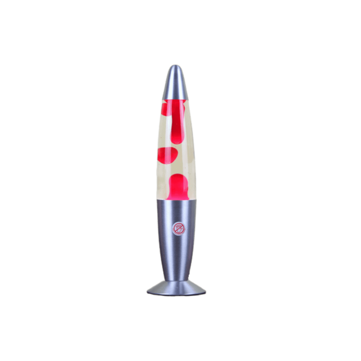 Small night light wax lamp with colorful wax ball motion and red lava