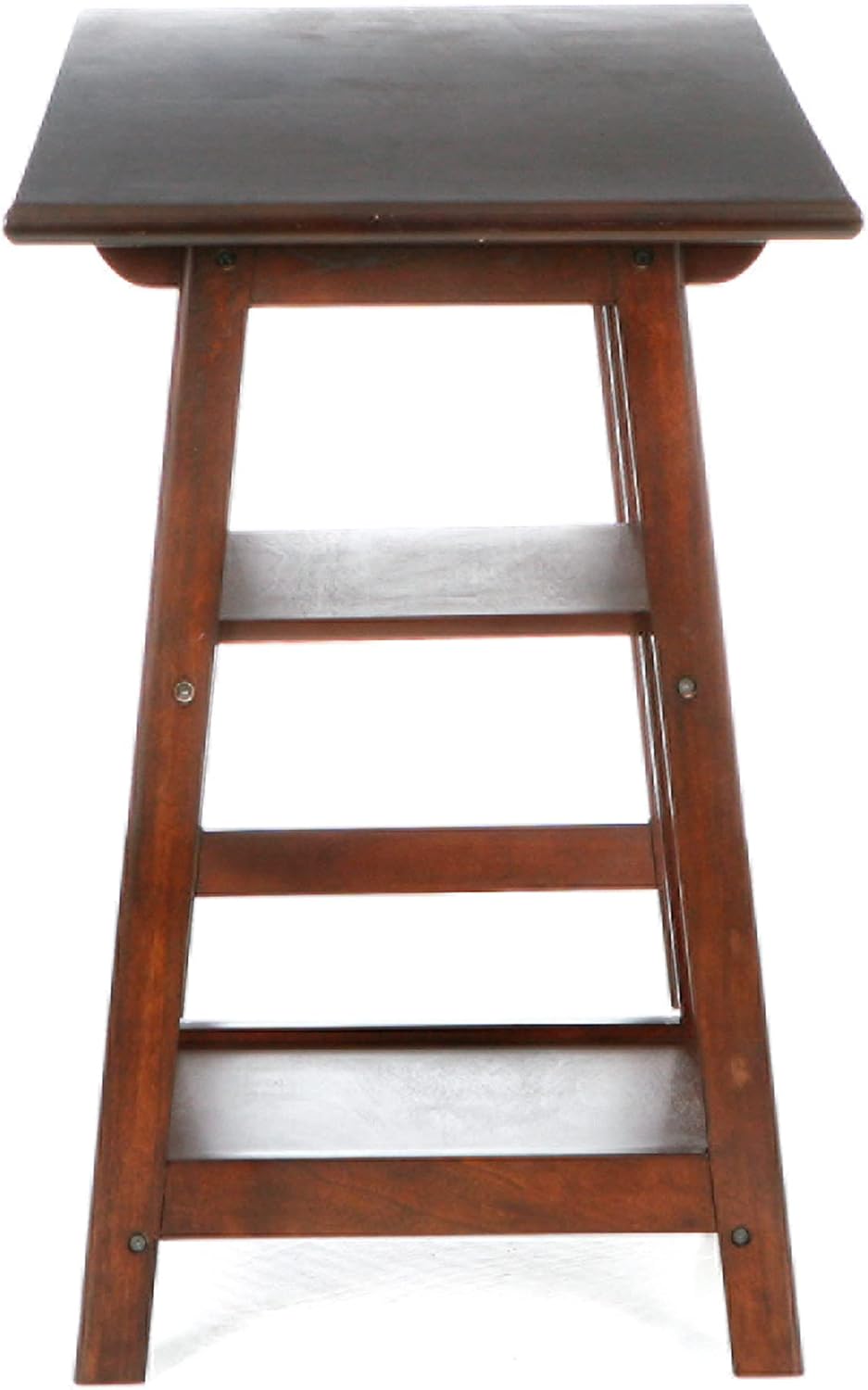 Wooden DESK TABLE on a white background