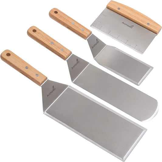 Stainless Steel Spatula Set for Grilling