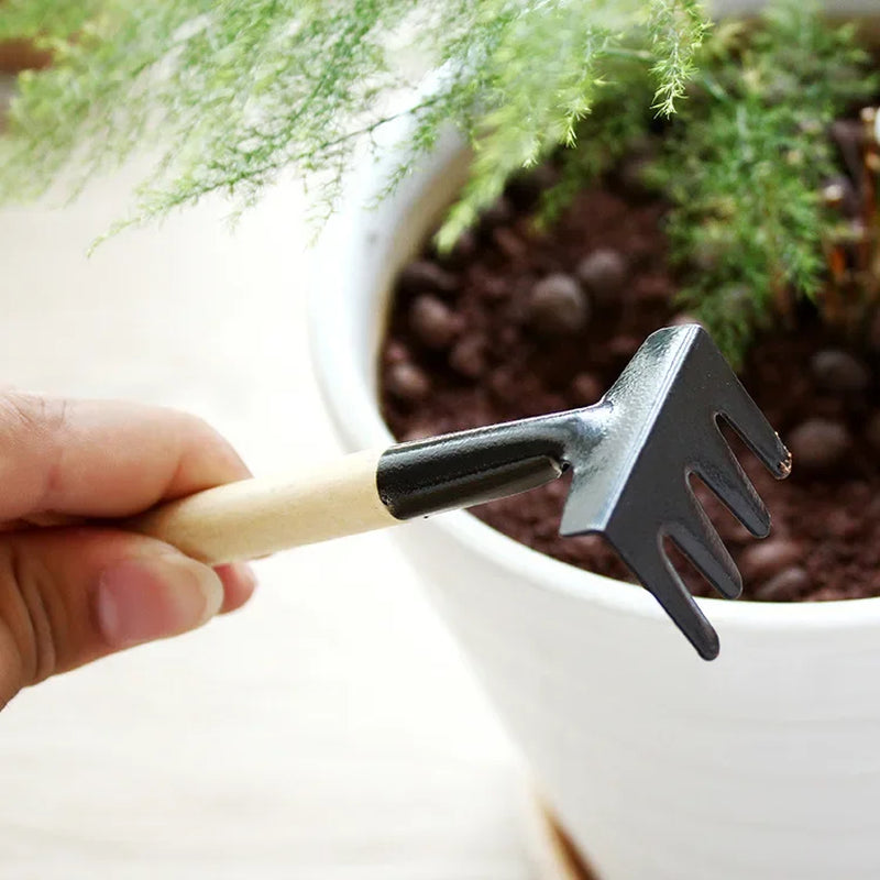 Natural Wood Gardening Tools