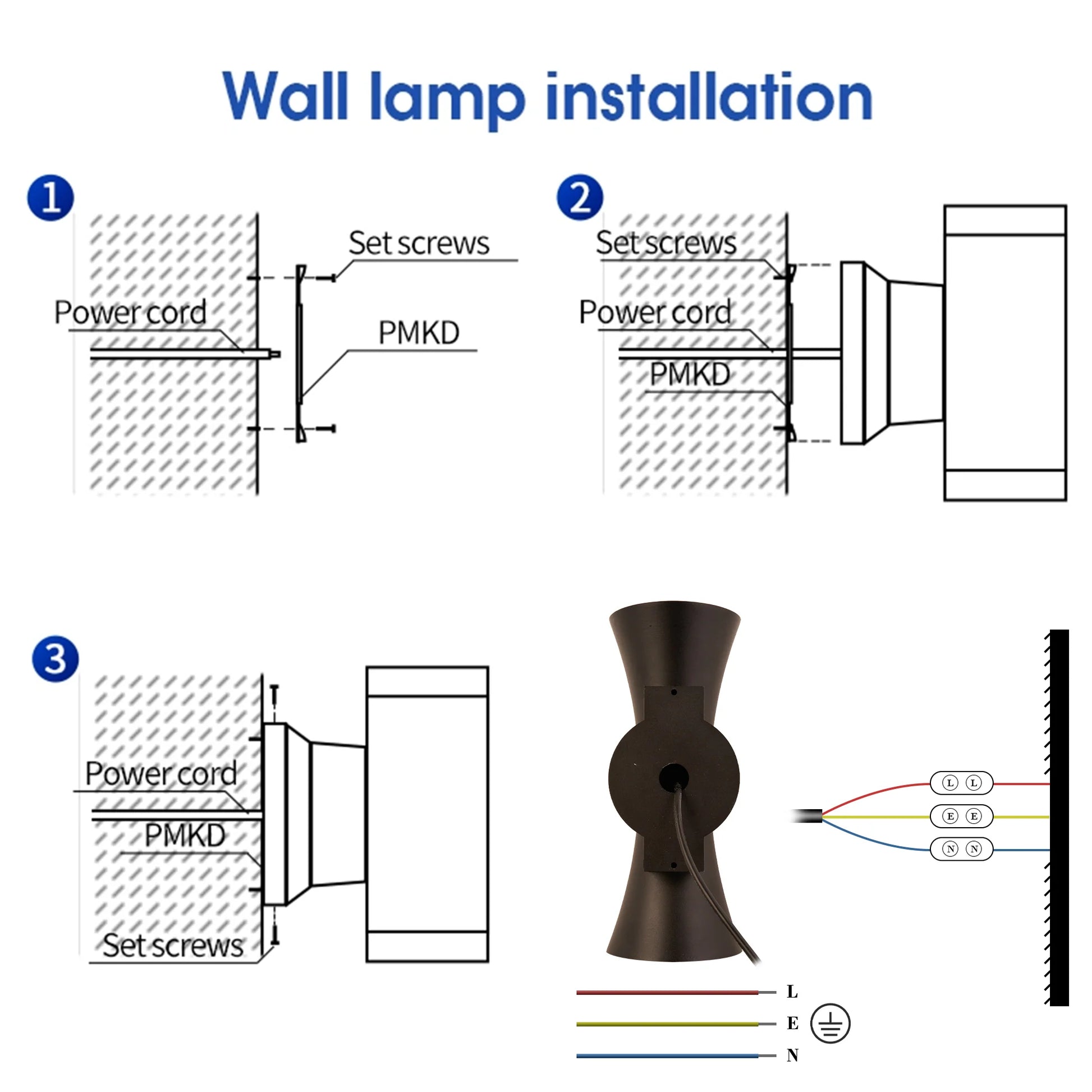 Curved Black and Gold Outdoor Wall Sconce