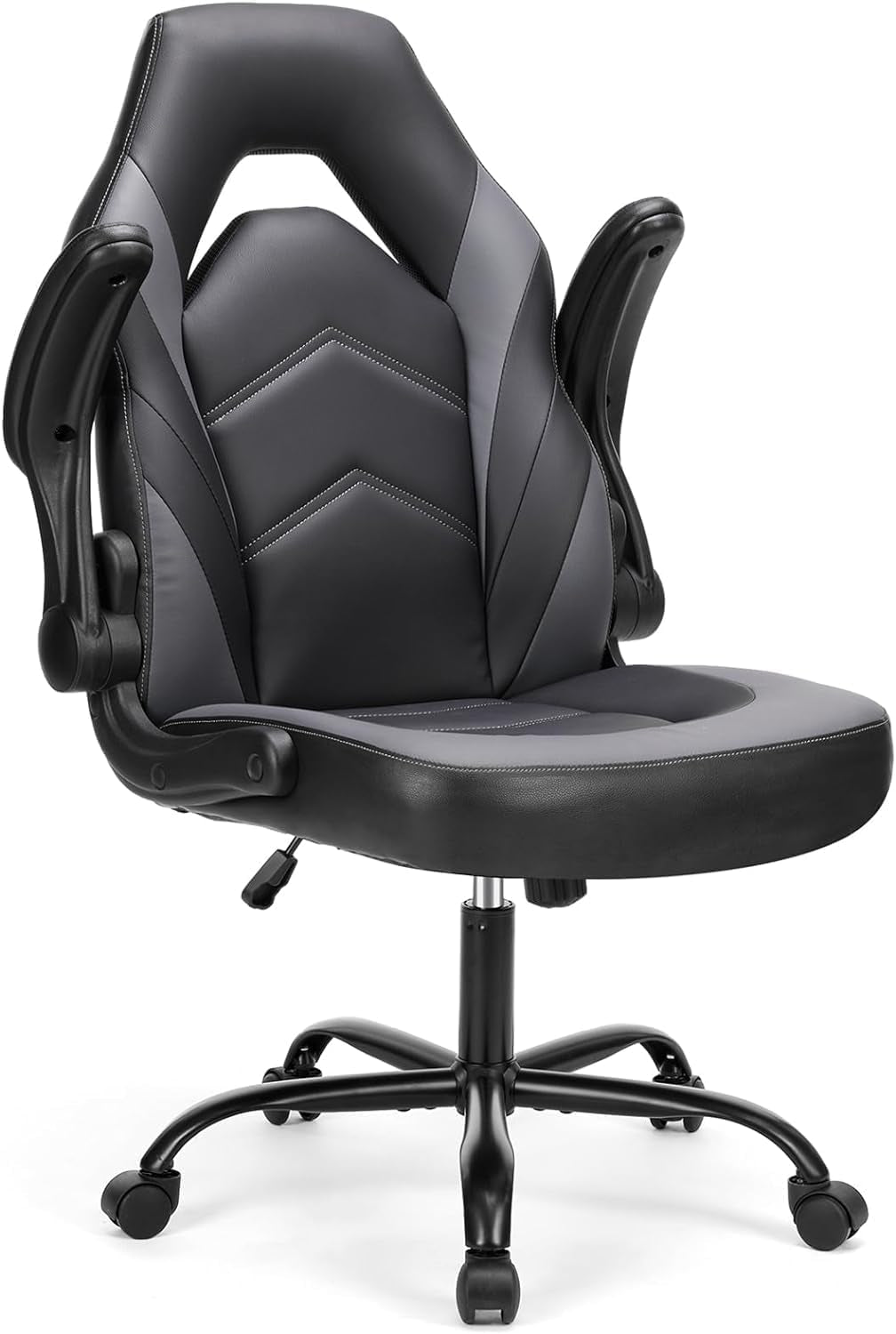 Swivel Desk Chair with Flip-Up Armrests