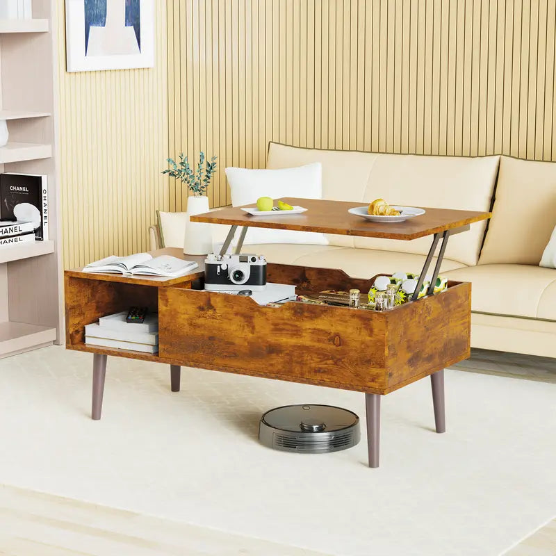 Lift-Top Coffee Table with Storage