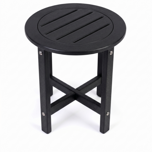 Verde Luxe HDPE All Weather Round Outdoor Side Table