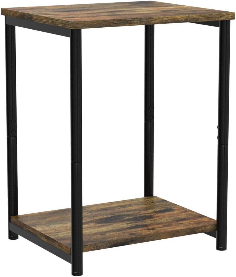 2-Piece Rustic Side Tables