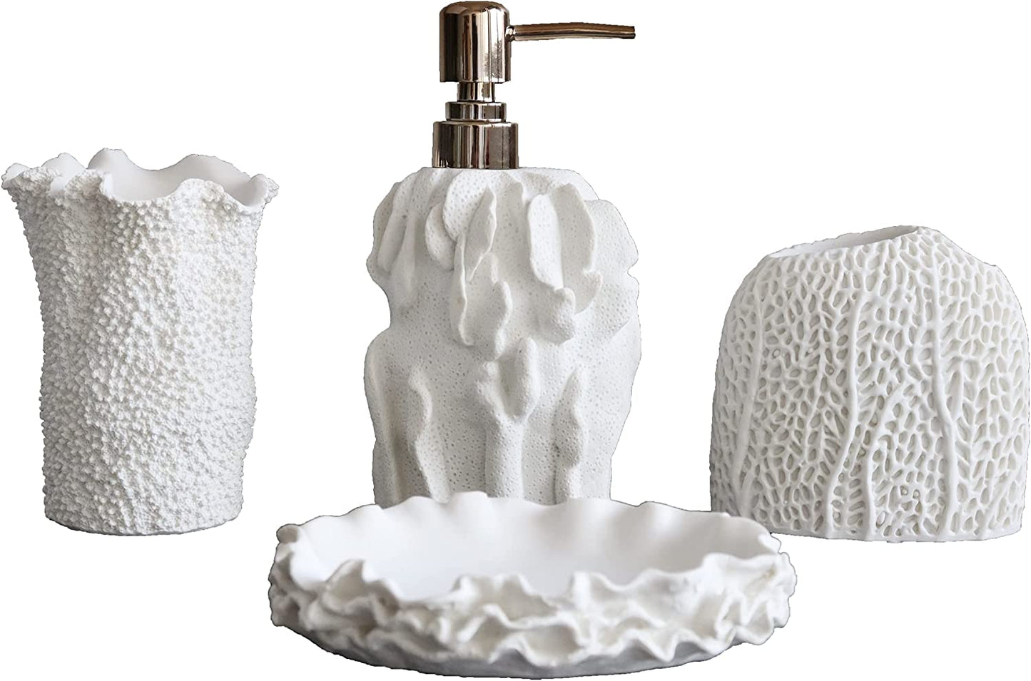 Farmhouse Bathroom Accessories Set (4-Piece)