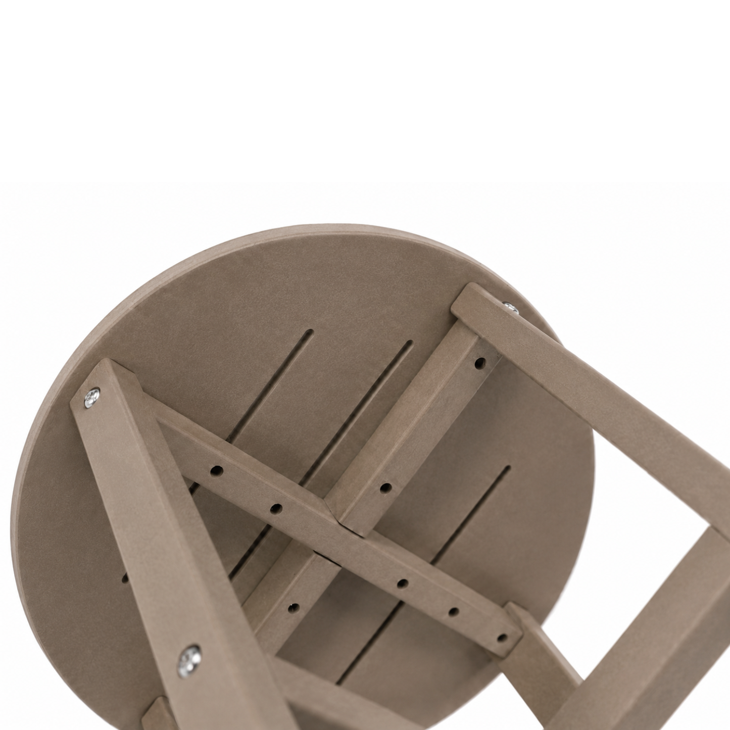 Verde Luxe HDPE All Weather Round Outdoor Side Table