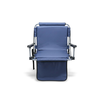 600D stadium chair with backrest, shown against a #f3f3f3 studio backdrop.