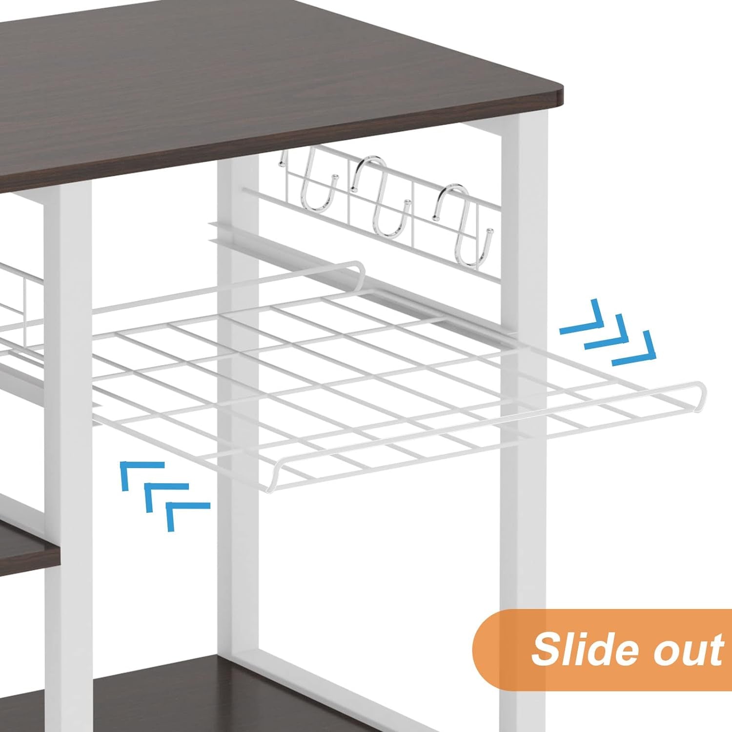 3-Tier Kitchen Baker's Rack with Storage