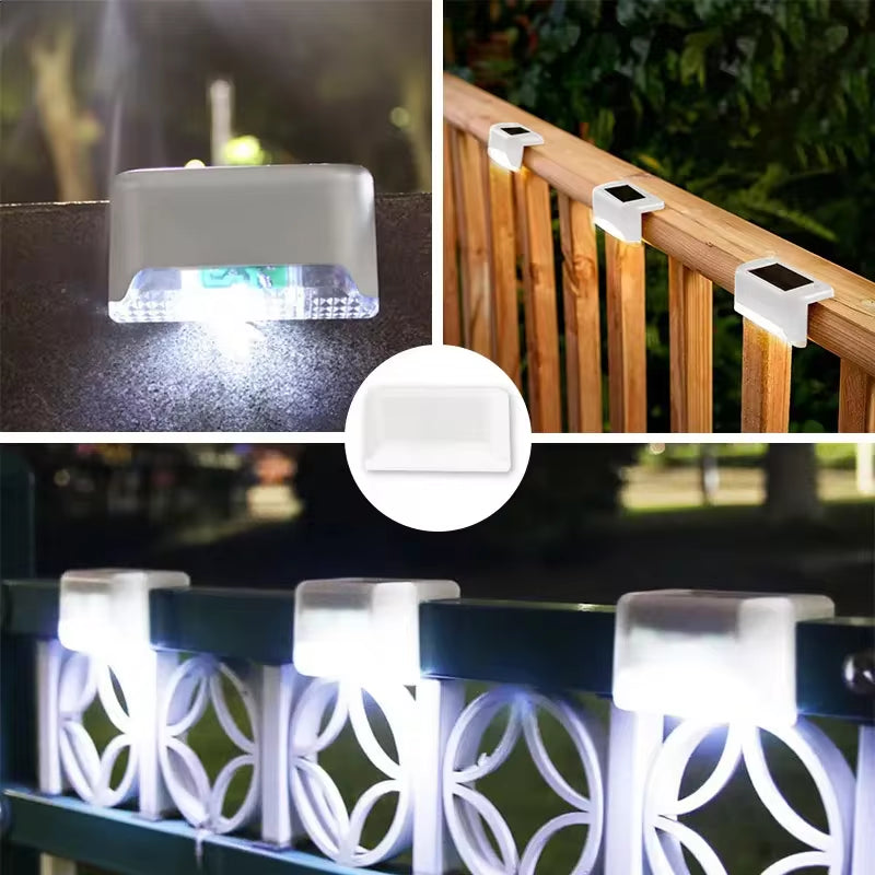 Solar Powered Step Lights for Patio