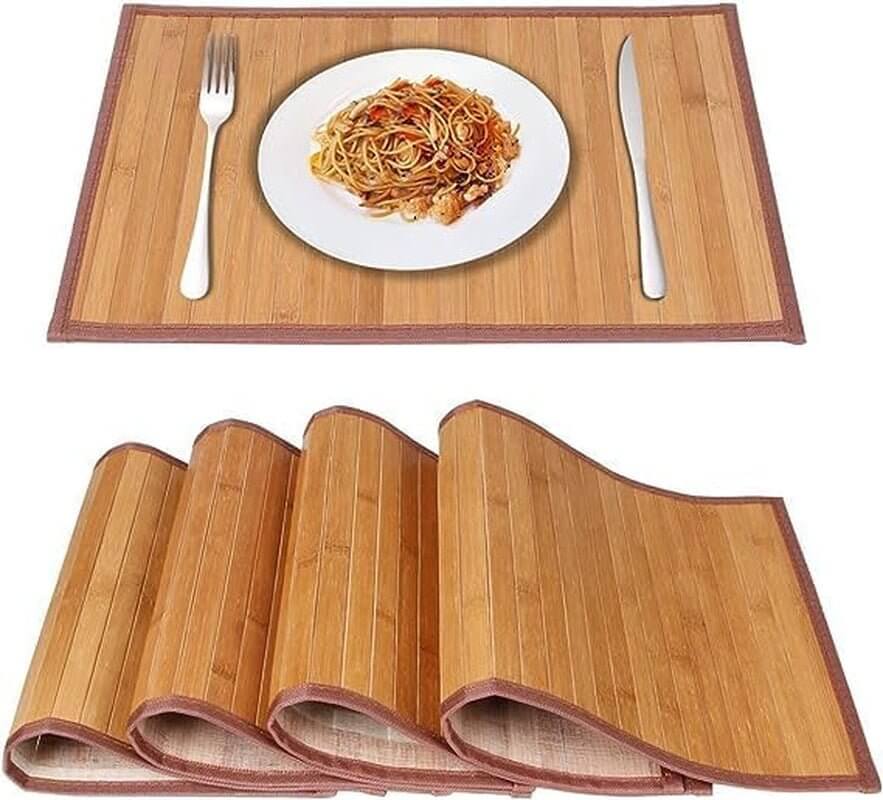 Set of 4 Bamboo Placemats