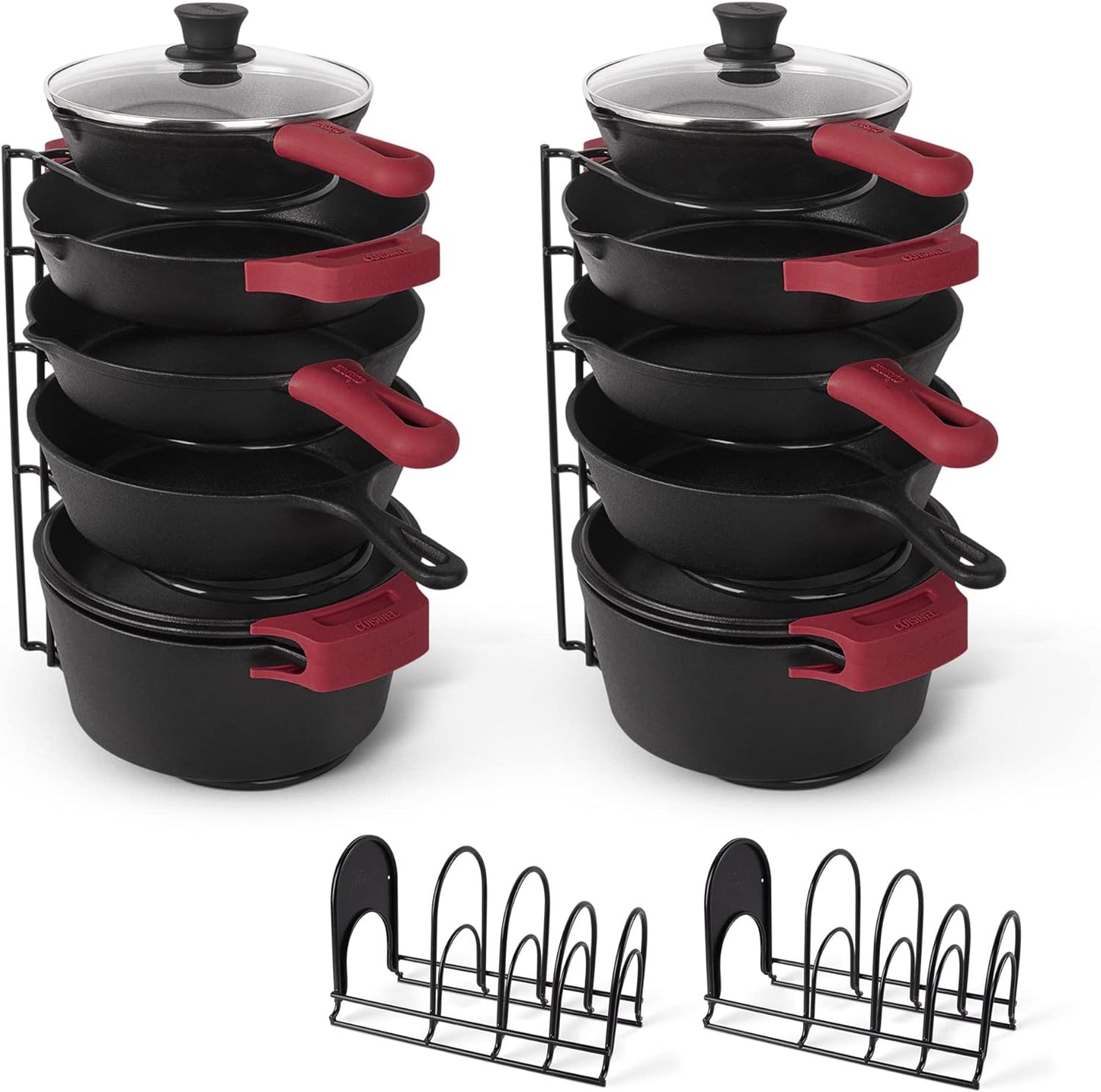 Extra Large 5-Tier Pan Rack for Cast Iron