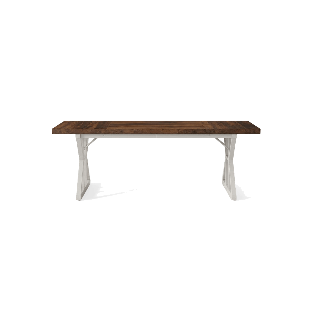 brown and white desk