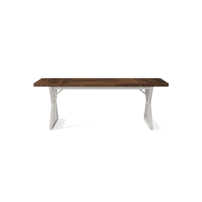 brown and white desk