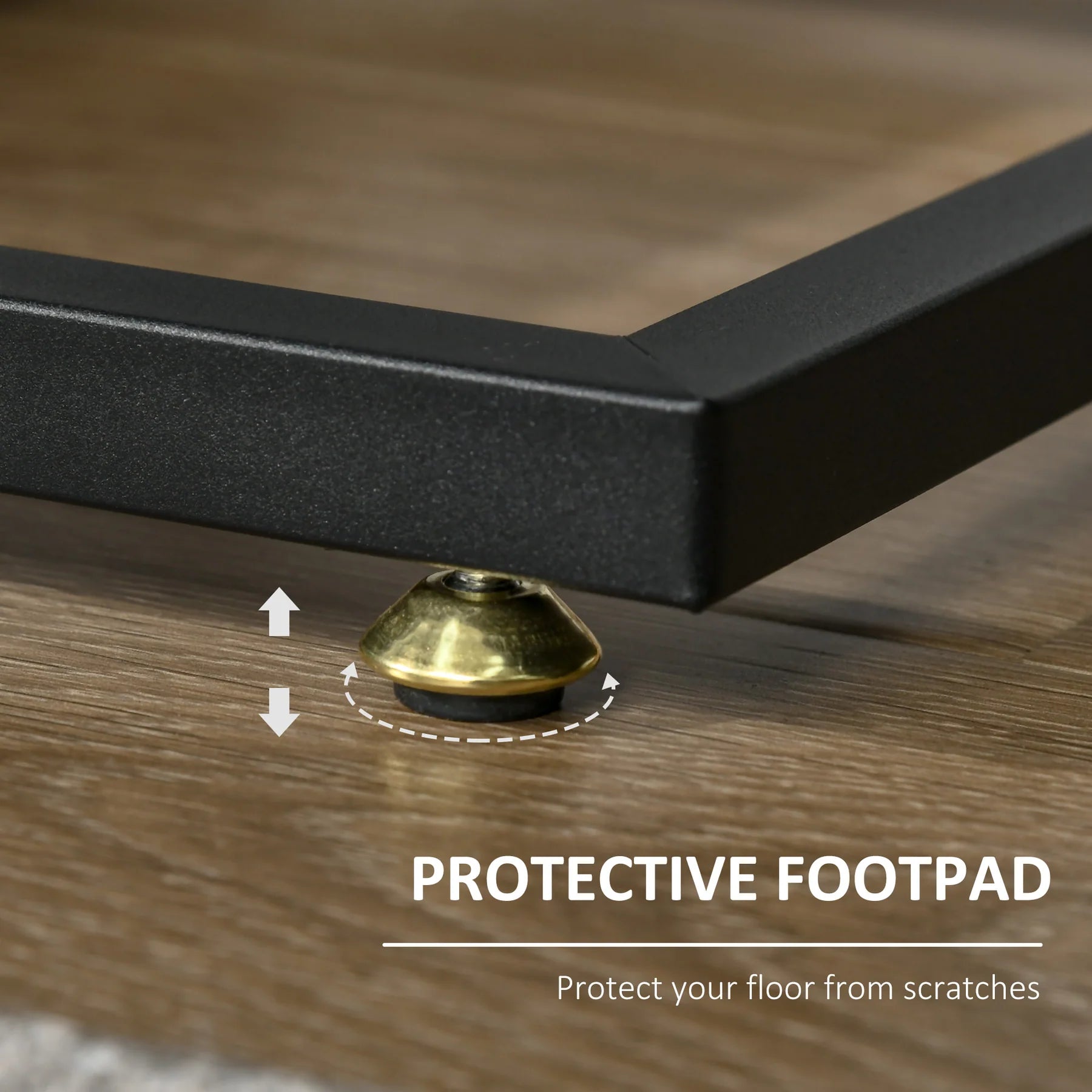 C Shaped End Table Metal Legs protectors