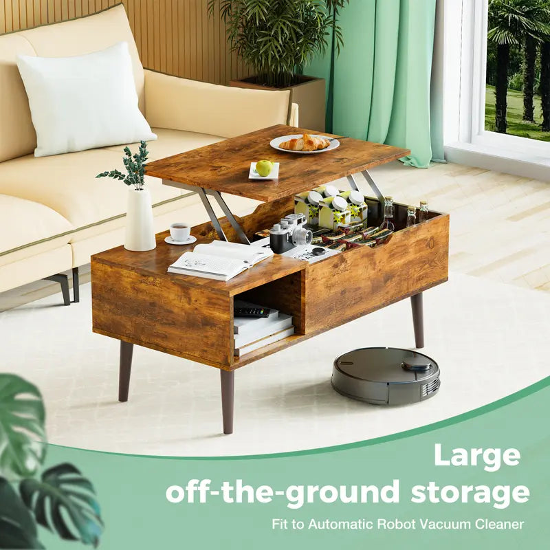 Lift-Top Coffee Table with Storage