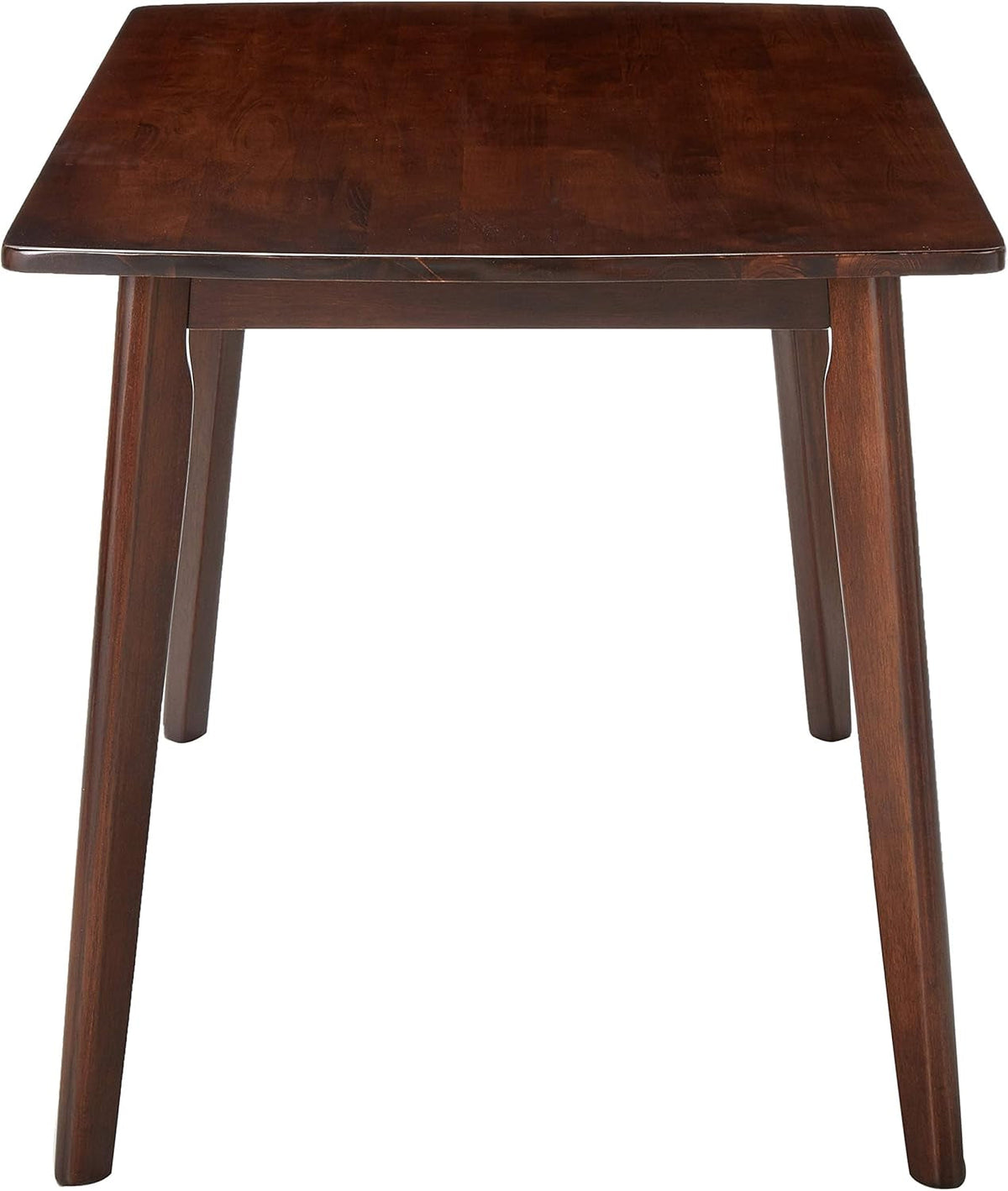 Shaye Walnut Dining Table in Solid Wood, 47.2 Inch Long