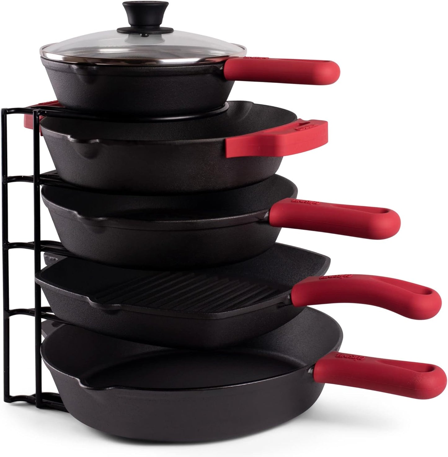 Extra Large 5-Tier Pan Rack for Cast Iron