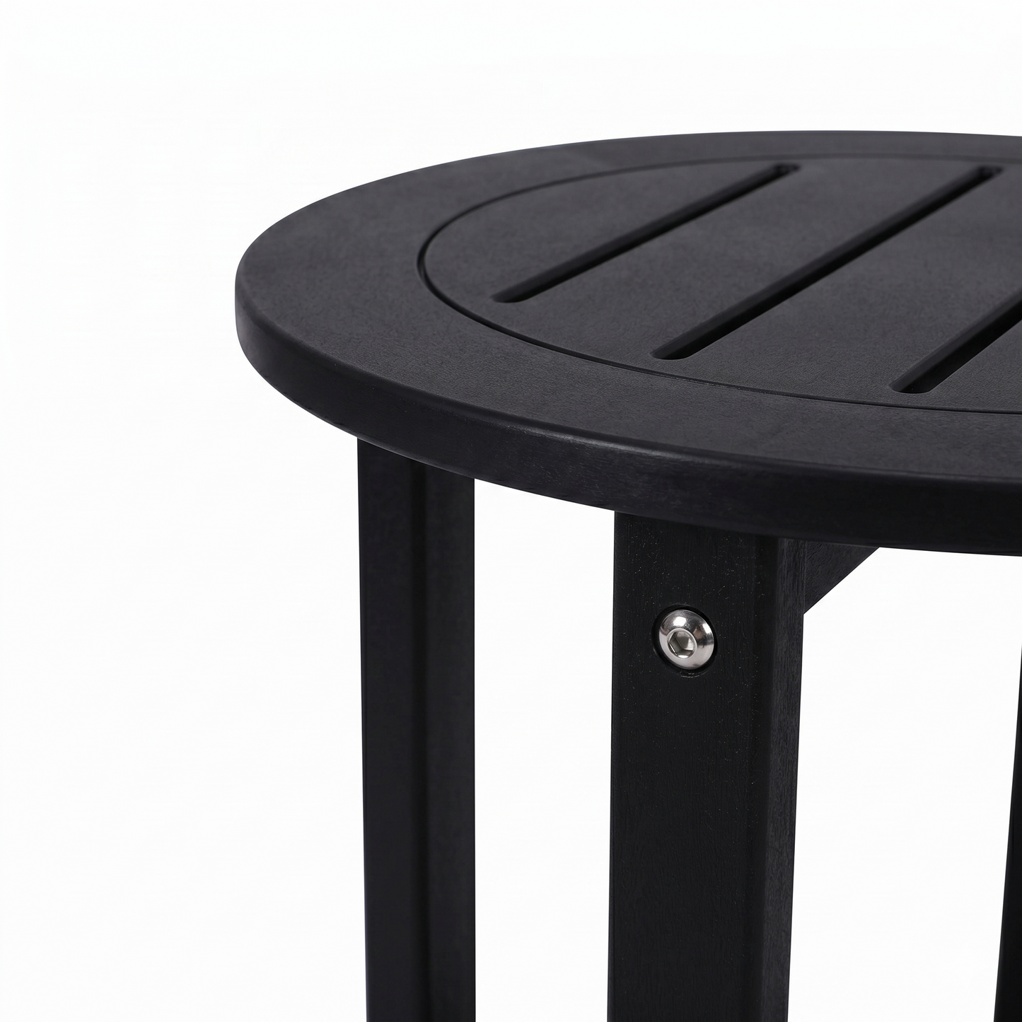 Verde Luxe HDPE All Weather Round Outdoor Side Table