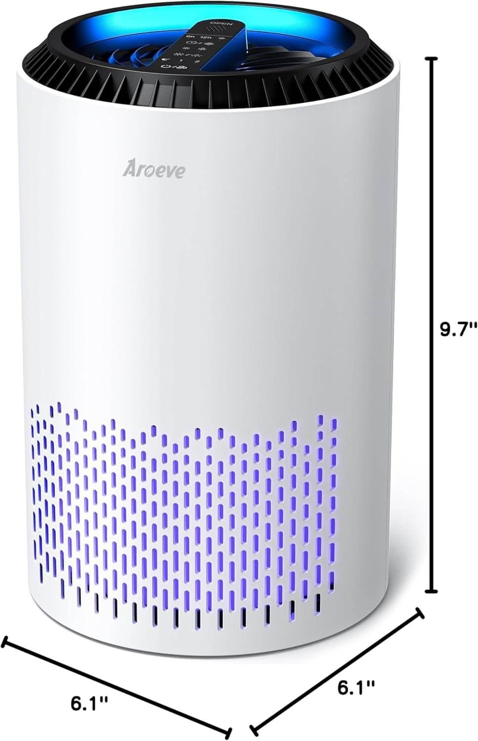 Portable Air Purifier with Sleep Mode and Speed Control