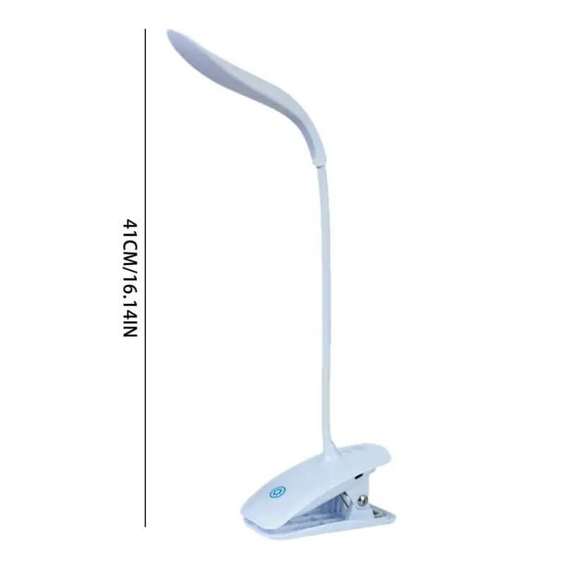 Clip - On LED Desk Lamp with 3 Brightness