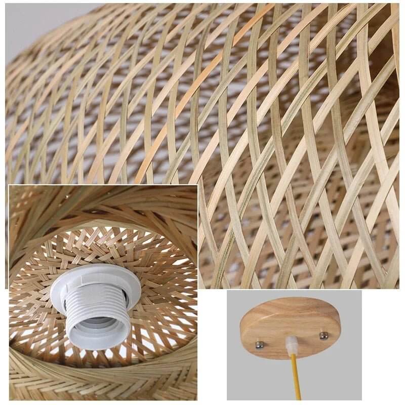 Authentic Chinese Handmade Bamboo Pendant Light