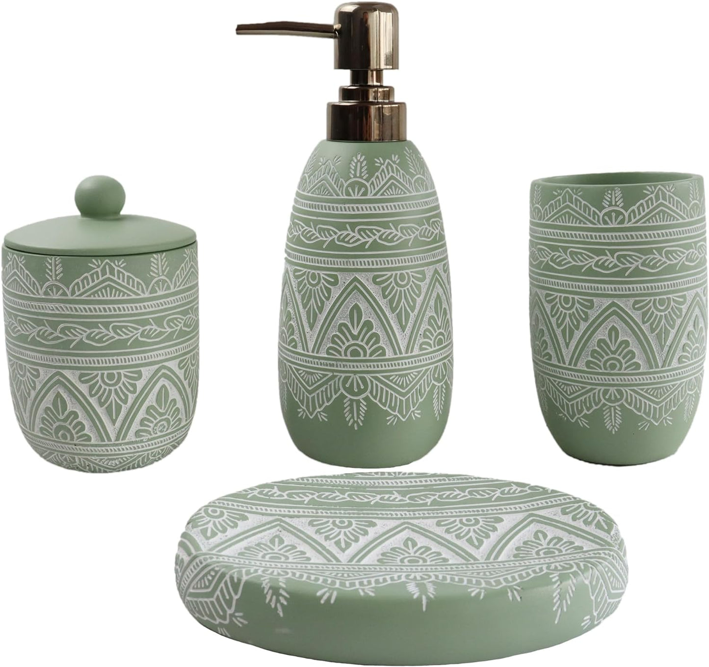 Farmhouse Bathroom Accessories Set (4-Piece)