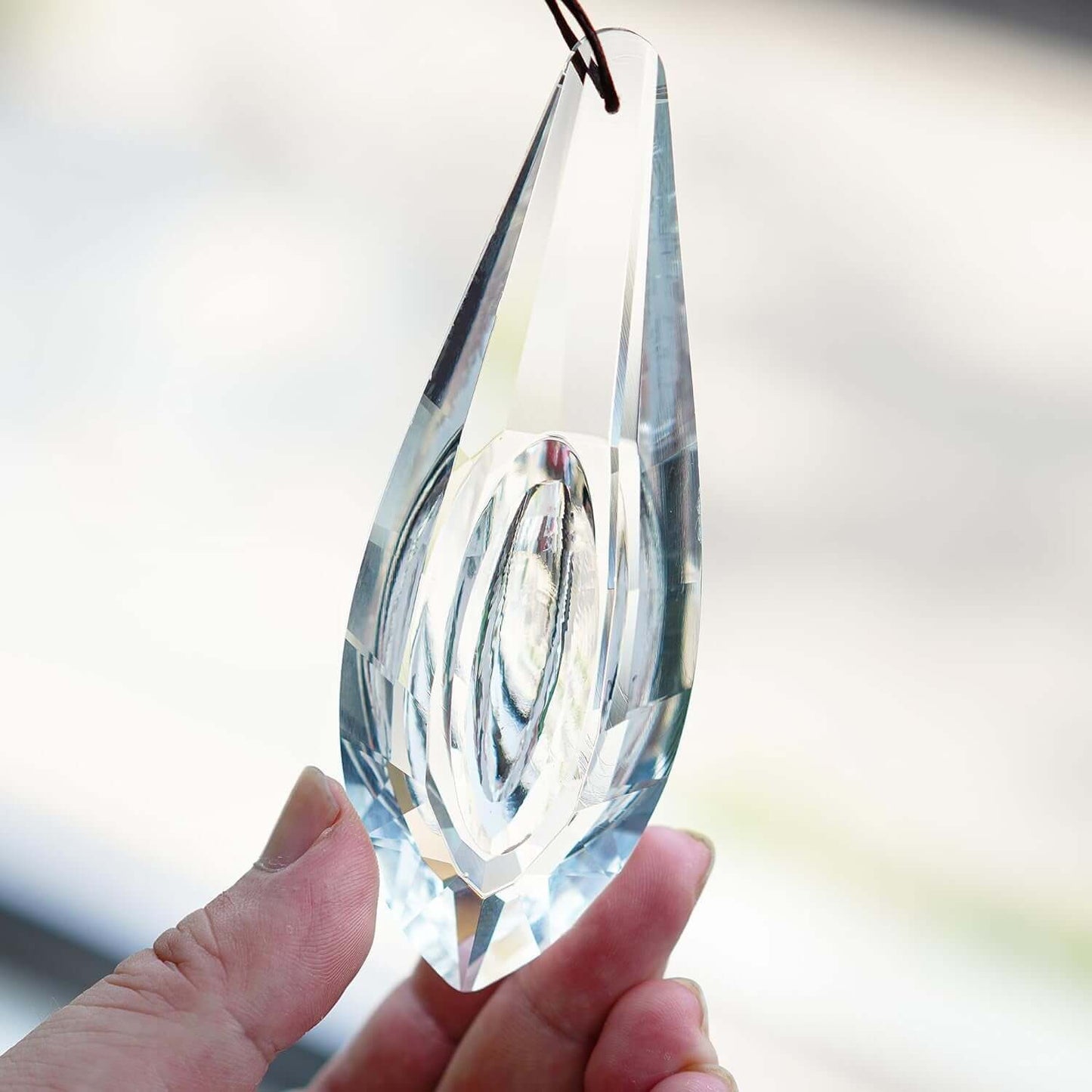 Large Crystal Suncatcher for Window