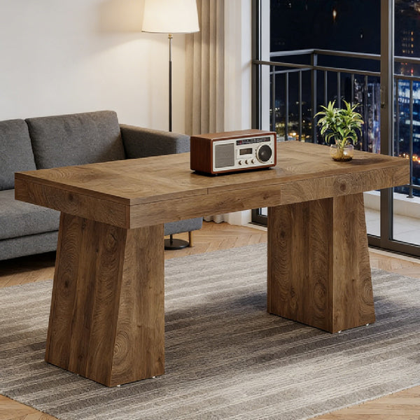 Mid Century Modern Executive Desk (55")