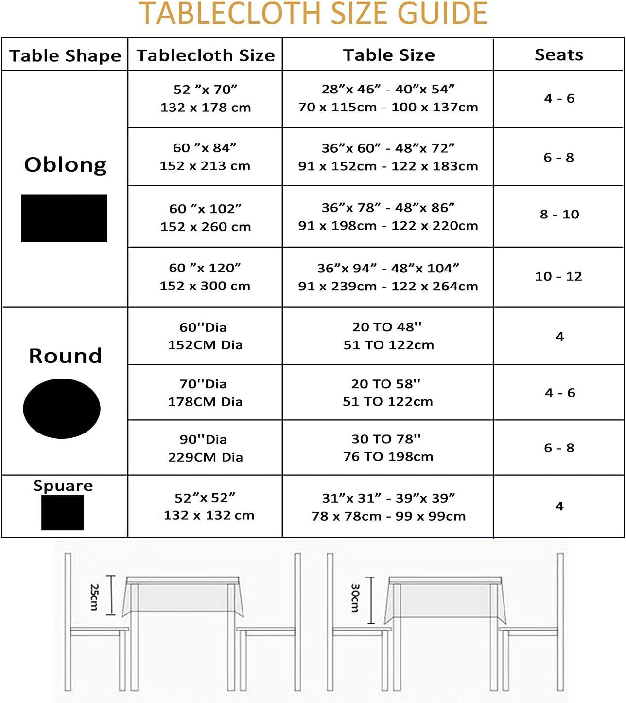 Waterproof Zippered Tablecloth with Umbrella Hole