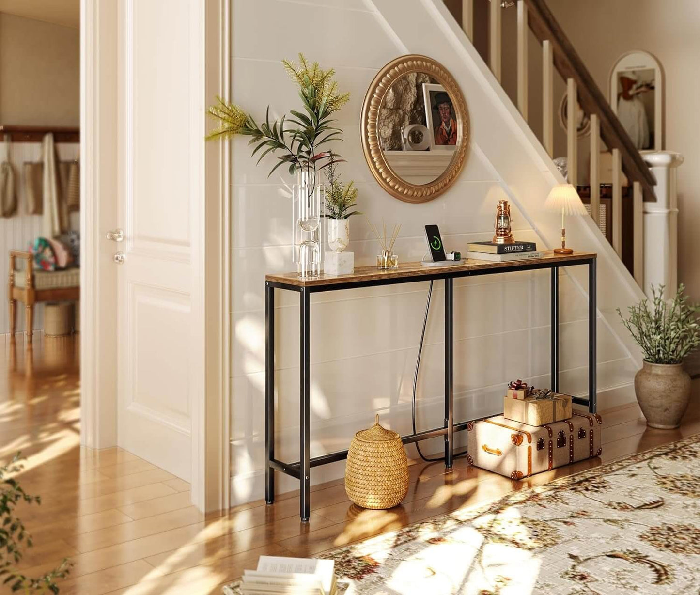 Console Table with Outlet