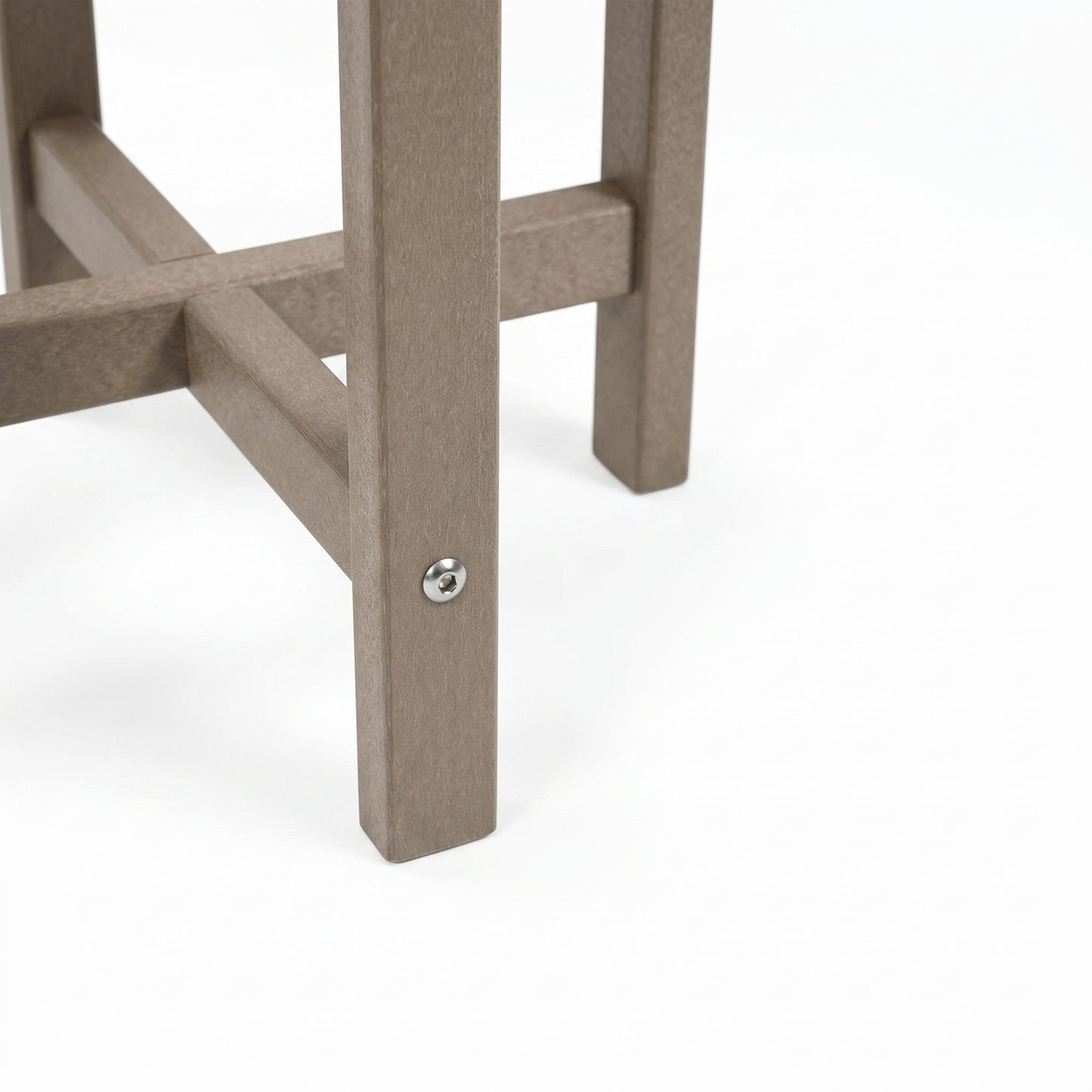 Verde Luxe HDPE All Weather Round Outdoor Side Table
