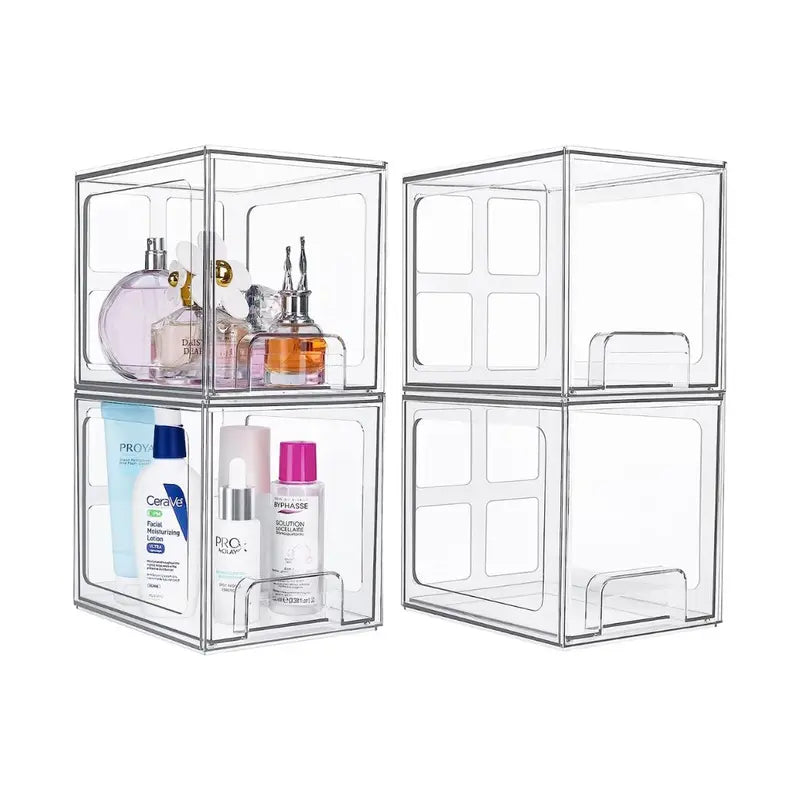 Clear Acrylic Storage Drawers