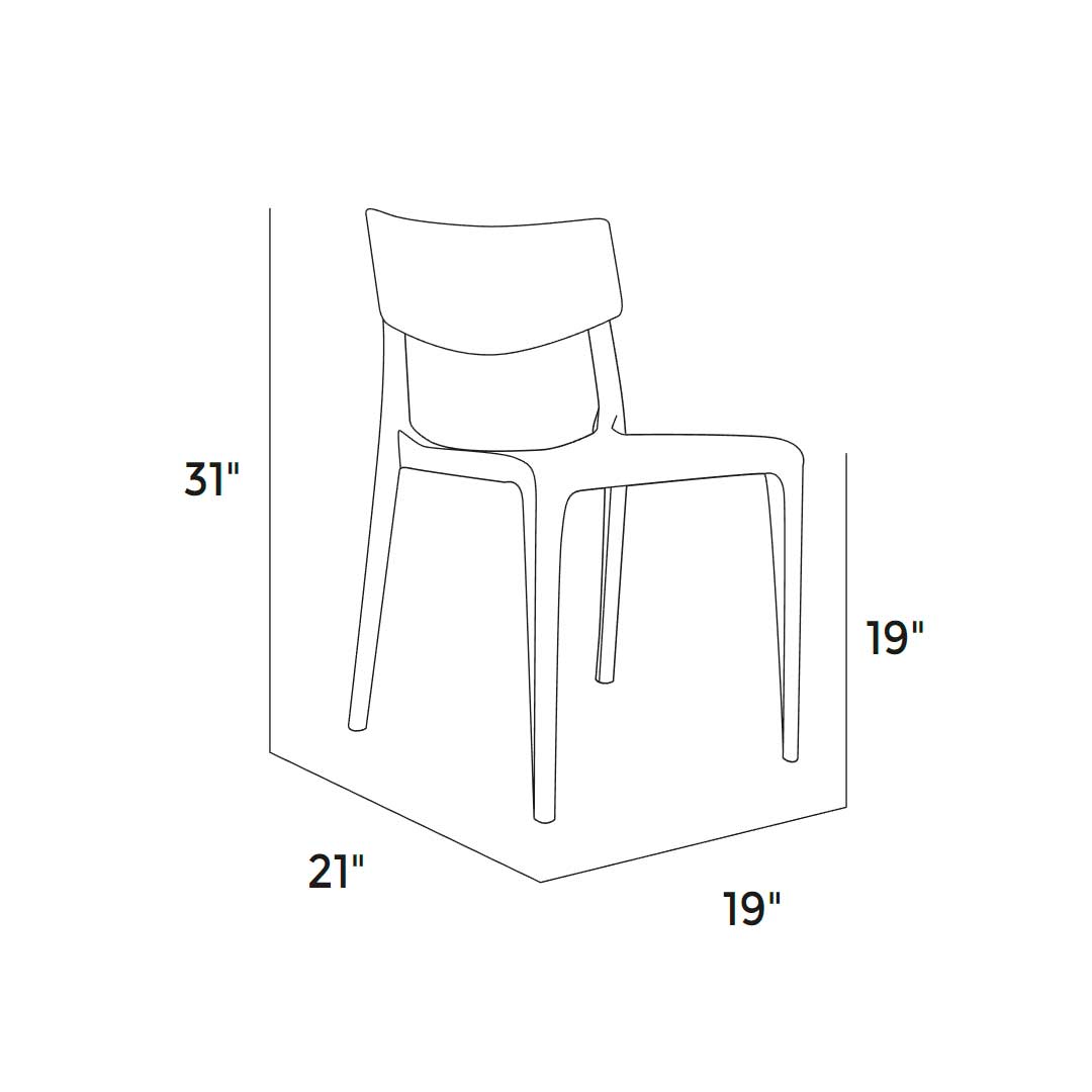 Dining Room Chairs size - Patio Dining Chairs