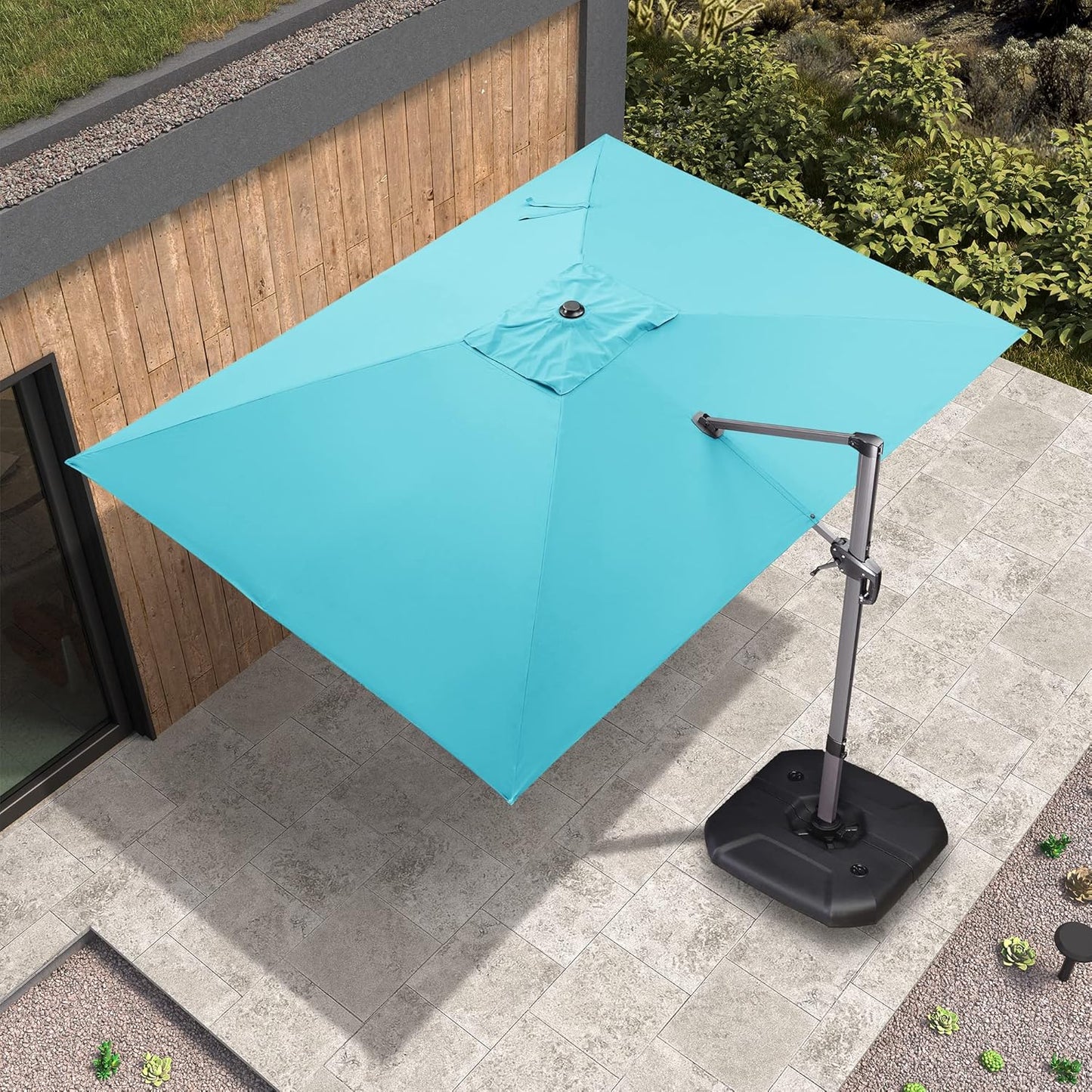 Aluminum Cantilever Umbrella with 360° Rotation