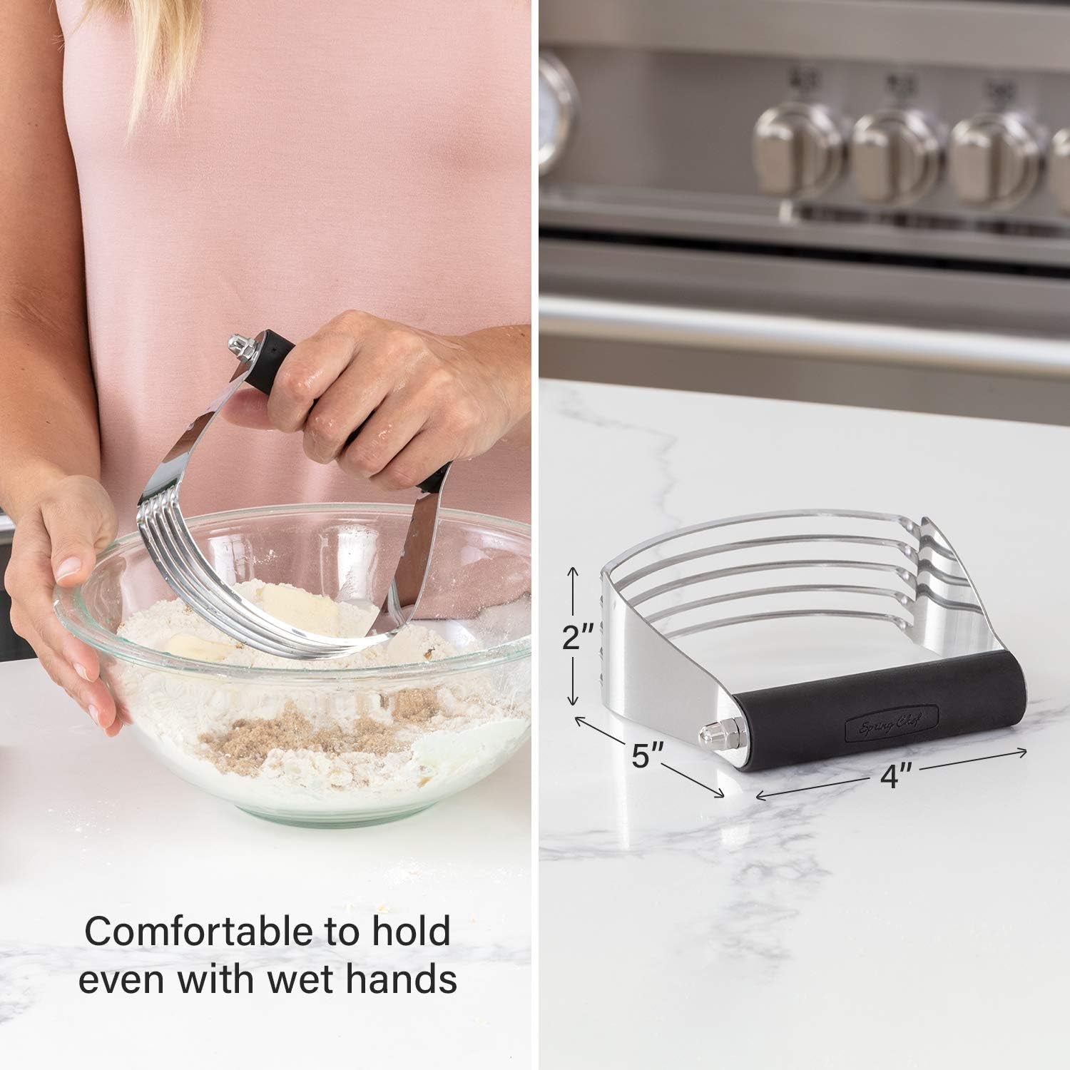 Stainless Steel Dough Blender & Pastry Cutter