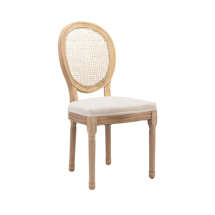 Elegant Dining Chair Rattan Set of 6 with Unique Design
